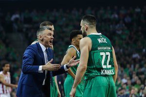„Žalgiris“ LKL atkrintamąsias pradėjo lengva pergale prieš „Nevėžį“