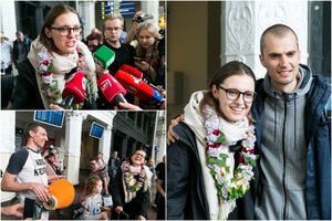 Į Lietuva grįžusi Ieva Zasimauskaitė: „Vos įsijungiu telefoną – pradedu verkti“