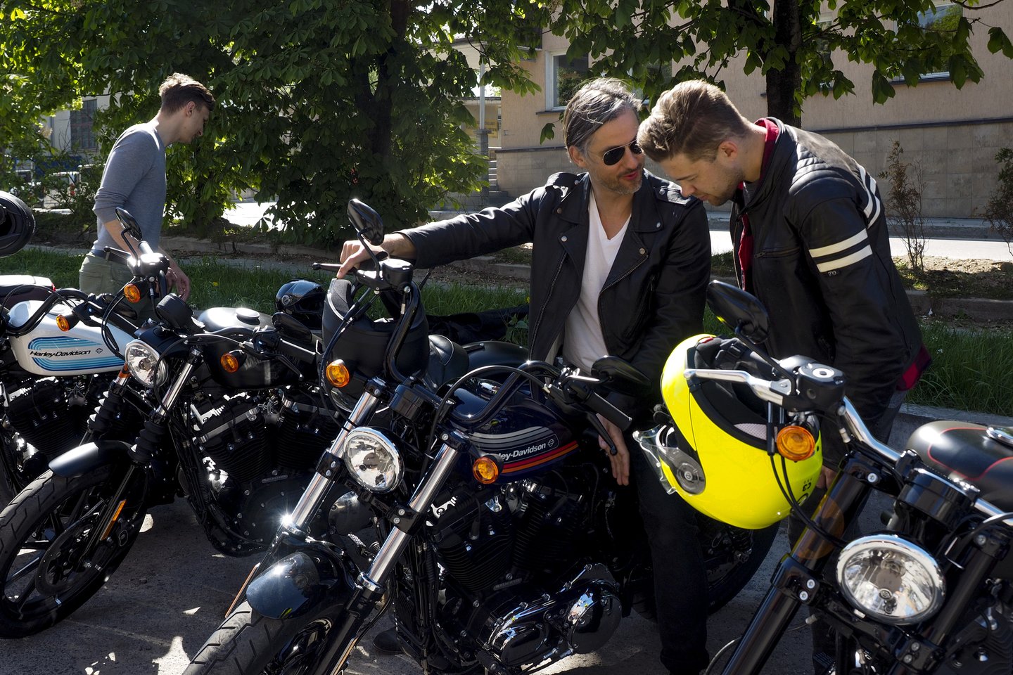 „Harley–Davidson“ sezono naujienų pristatyme lankėsi žinomi žmonės.<br>V. Ščiavinsko nuotr.