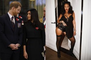 Rihanna pasidalijo patarimais, skirtais Meghan Markle ir Harry vestuvių nakčiai