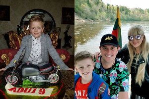 Estrados princas Rytis Cicinas su išradingu tortu pasveikino savo sūnų 