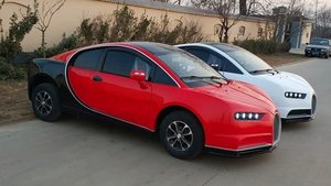 Kinai sukūrė pigią „Bugatti Chiron“ kopiją, kuri turi netikėtų privalumų