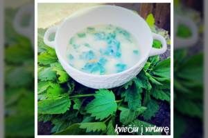 Senovinė dilgėlių sriuba pagal močiutės receptą