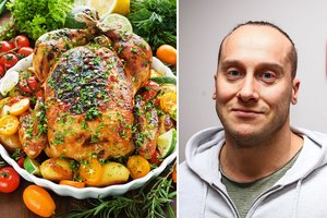 Andrius Pauliukevičius patarė, kaip išsirinkti vištieną ir ko vengti ją ruošiant