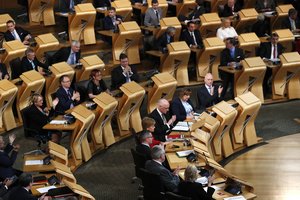 Škotų parlamentas atmetė JK „Brexit“ įstatymą