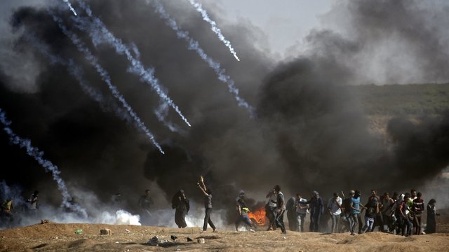 Arabų lygos diplomatai pasmerks Izraelio atsaką į palestiniečių protestus