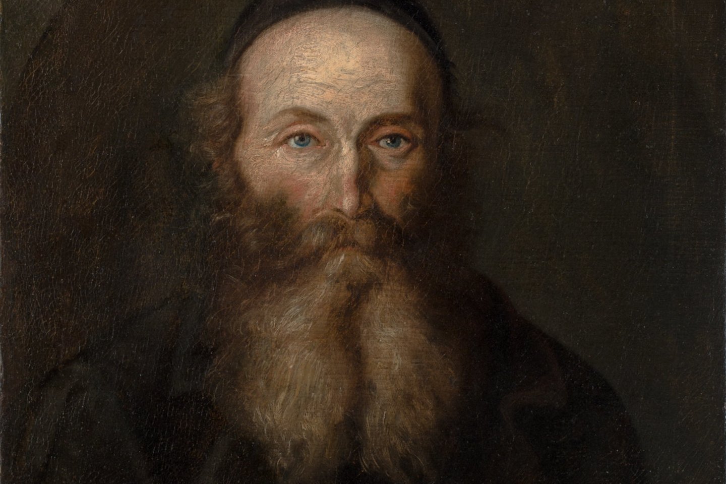   Vincento Smakausko kūrinio „Seno žydo portretas“ (187? m.) fragmentas.<br> Rengėjų nuotr.