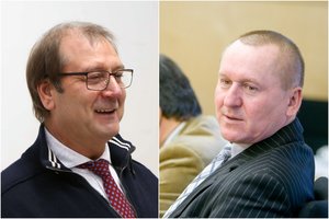 Žmoną ginantis P. Čimbaras kirto V. Uspaskichui: „Ant sergančio žmogaus pykti negalima“