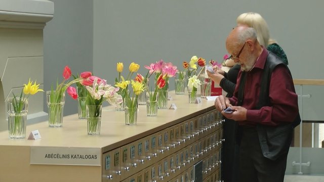 Panevėžyje surengtoje parodoje pražydo virš 70 rūšių tulpių