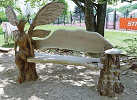 Drožimo pjūklais čempionate laimę bandė ir skulptorius iš Argentinos