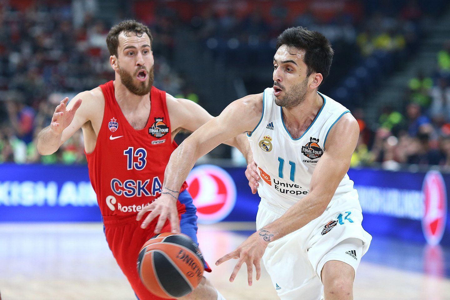 CSKA pusfinalyje įveikė Madrido ekipos krepšininkus.<br> G.Šiupario nuotr.