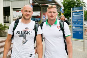 Baidarininkai A. Olijnikas ir R. Nekriošius Vengrijoje laimėjo B finalą