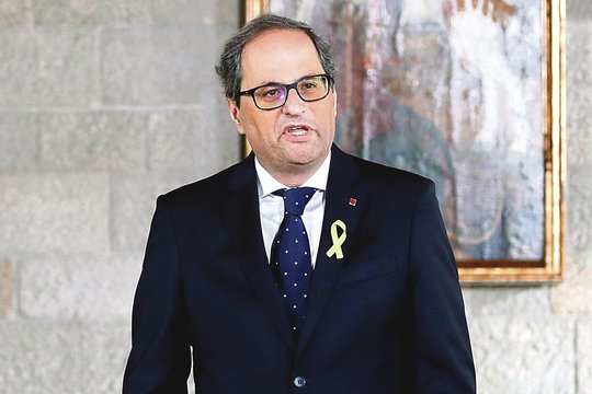 Naujojo Katalonijos lyderio vyriausybėje – įkalinti, užsienyje gyvenantys politikai