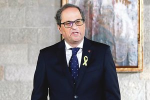 Naujojo Katalonijos lyderio vyriausybėje – įkalinti, užsienyje gyvenantys politikai