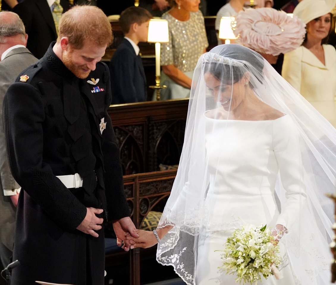 Princas Harry vedė Meghan Markle. <br>Scanpix nuotr. 