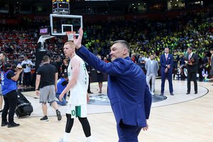 Ašaras nusišluostęs Šarūnas Jasikevičius atsiduso: „Tikrai buvo baimės“