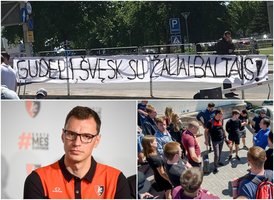 „Lietuvos ryto“ sirgaliai viešai talžo klubo vadovą: „Eik, švęsk su žaliai-baltais“