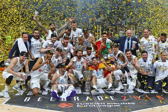  Madrido „Real“ tapo Eurolygos čempionais.<br> G.Šiupario nuotr.