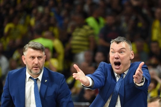  „Žalgirio“ ir CSKA rungtynių akimirka.<br> G.Šiupario nuotr.