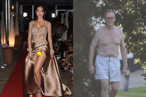 Žvaigždžių savaitėje – suknelė išdavikė ir princesės Dianos meilužis