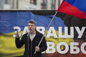 Skveras priešais Rusijos ambasadą Vilniuje pavadintas B. Nemcovo vardu 