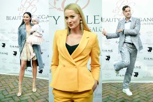 Dainininkei Vashai renginyje kompaniją palaikė dukra Adrija