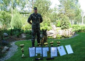 Išrinktas geriausias pasieniečių šuo: tai – sieną su Rusija sauganti Coco