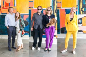 Jurgitą Jurkutę-Širvaitę su vyru sudomino meno paroda