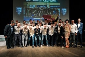 Kauno „Žalgirio“ arenoje iškilmingai uždarytas Lietuvos rankinio sezonas