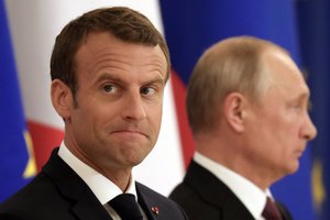 E. Macronas: „Paryžiaus dialogas su Rusija ir JAV atspindi jo nepriklausomą politiką“