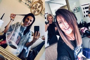 Katažina Zvonkuvienė nustebino nauja šukuosena