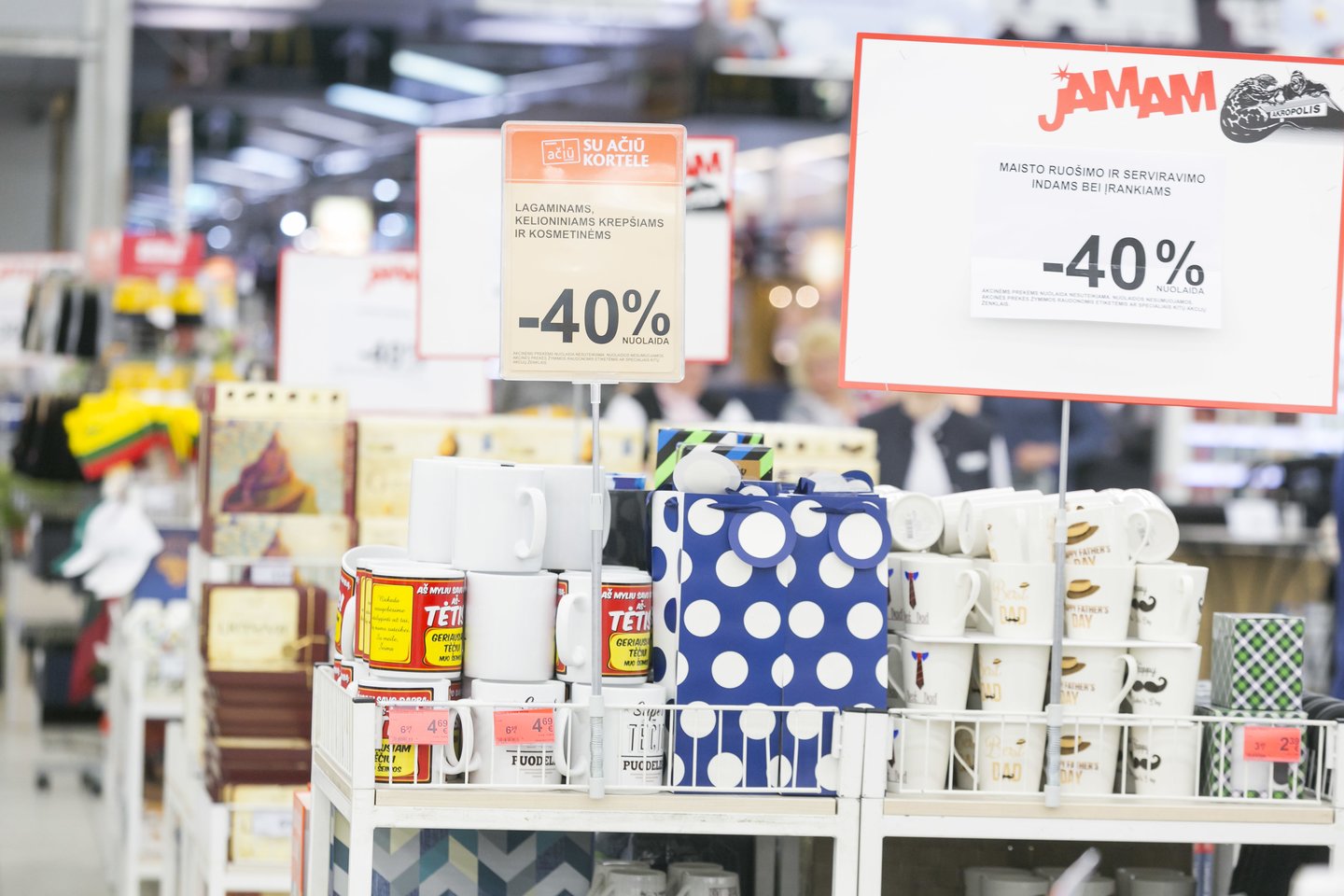 Pavasarinėje „Jamam“ - daugybė nuolaidų.<br> T.Bauro nuotr.