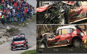 „Citroen“ atleido Portugalijoje šiurpią avariją patyrusį Krisą Meeke