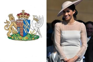 Kensingtono rūmai pristatė Meghan Markle skirtą herbą