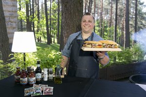 Šefo pasiūlymas – fantastiškai gardus sumuštinis su grilyje kepta jautiena