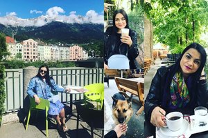 Monika Falcon su mama Giulija mėgaujasi pasakiškomis atostogomis