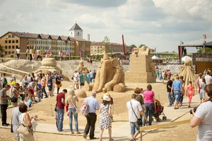 Jelgava ruošia įspūdingą smėlio skulptūrų festivalį