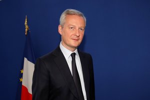 Prancūzijos finansų ministras apie JAV politiką: pasaulio prekyba nėra Laukiniai Vakarai