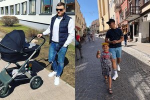 Rolandas Mackevičius kuria neįtikėtinai jaukias akimirkas su sūnumi ir dukra