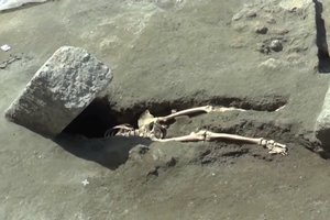 Modernios technologijos atskleidė dvigubą Pompėjos gyventojo nesėkmę