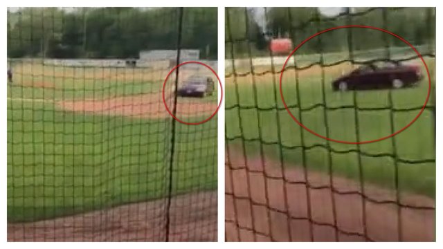 Neadekvatus vairuotojos poelgis beisbolo aikštėje vos nepražudė vaikų komandos