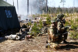 JAV karinės pajėgos pradeda pratybas NATO rytiniame flange