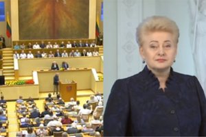 Prezidentės sveikinimas suglumino: „Aš būčiau patylėjęs“
