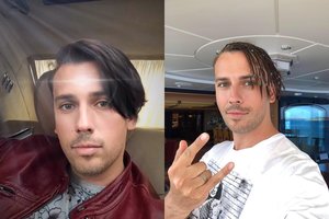 Maksimas Galkinas nustebino netikėta šukuosena