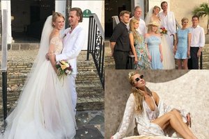 Gražuolis Paris Hilton brolis Barronas vedė mylimąją