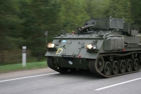 Jungtinėse Valstijose karys pavogė šarvuotį