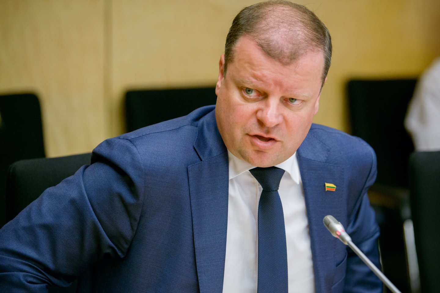 Premjeras Saulius Skvernelis.