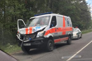 Vos per pusmetį tas pats greitosios automobilis prie Vilniaus antrą kartą susidūrė su briedžiu