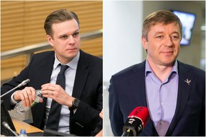 G. Landsbergis pasipiktino R. Karbauskiu: „Kiek dar bus pažemintų?“