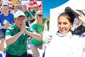 Aktorius Marius Jampolskis stojo į kovą garsia sportininke